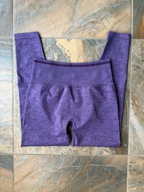 Buffbunny BBL Seamless Leggings Eggplant Purple Women’s Size Large High Waist